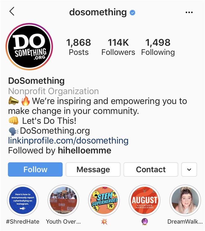 do-something-instagram-highlights-non-profit-instagram-2